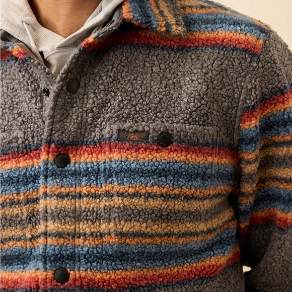 NWT FAHERTY Brand RANGE FLEECE CPO SZ  XL - Picture 3 of 9